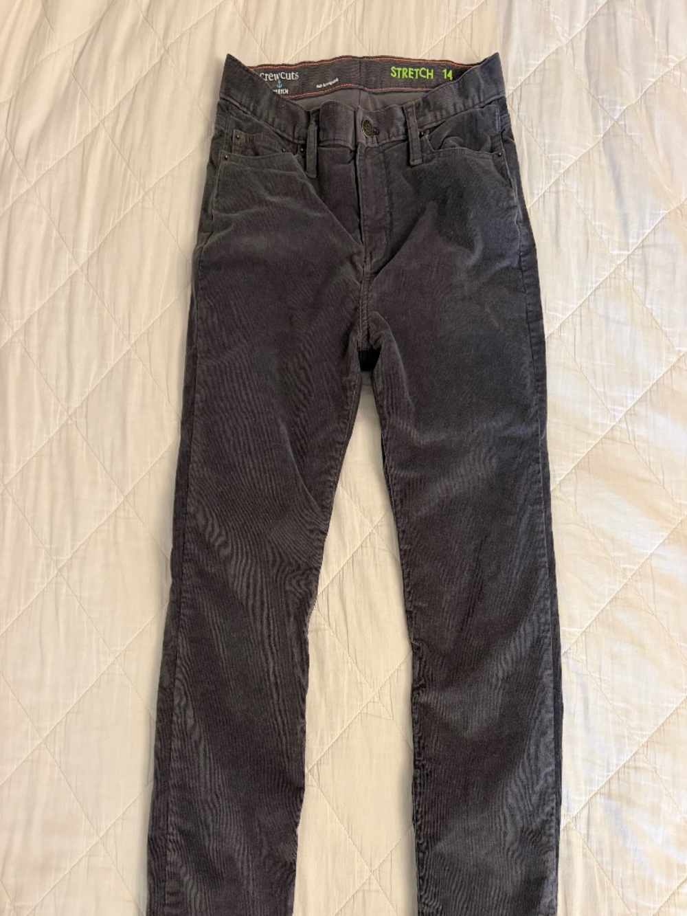 Crewcuts boys size 14 stretch corduroy pants
